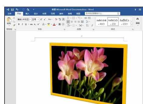 Word2013中进行图片样式的设置方法