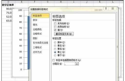 Excel2010中进行次坐标轴的添加方法