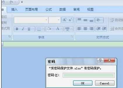 Excel2007中进行表格设置加密的操作方法