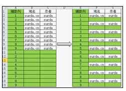 Excel2007中隔行插入空行的操作方法