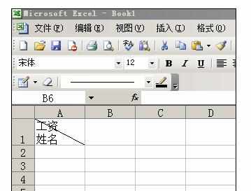 Excel表格中单元格插入斜线并打字的方法