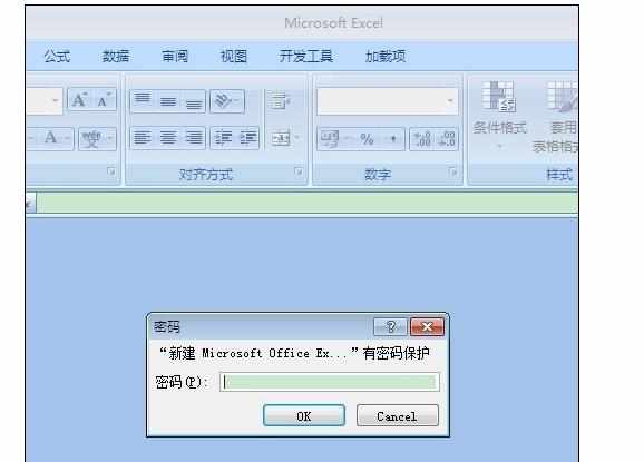 Excel2007中设置表格密码的具体操作