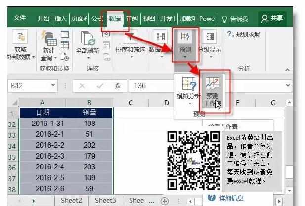 Excel中进行趋势预测数据的操作方法