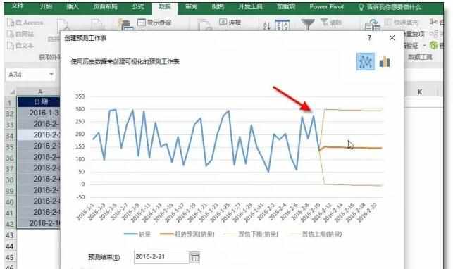 Excel中进行趋势预测数据的操作方法