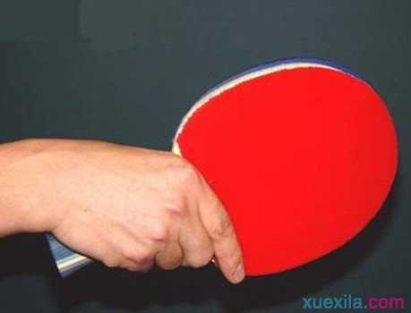 拿乒乓球拍的握拍方法