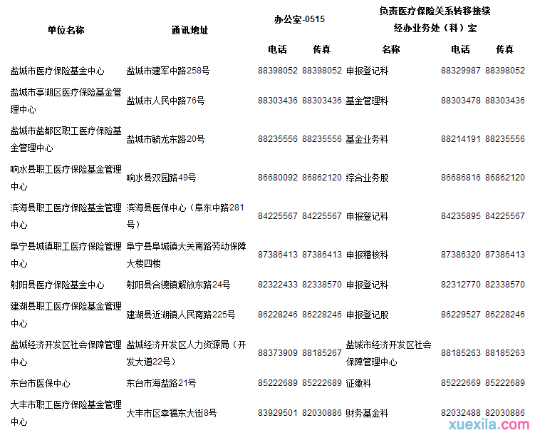 盐城社保查询