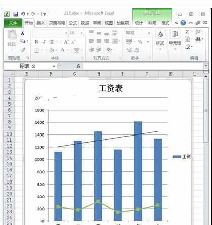 Excel中进行添加趋势线的操作方法