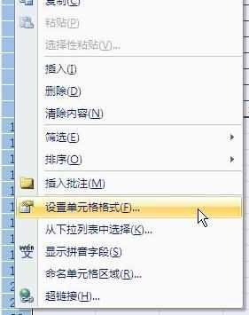 Excel中2007版进行锁定单元格的操作技巧