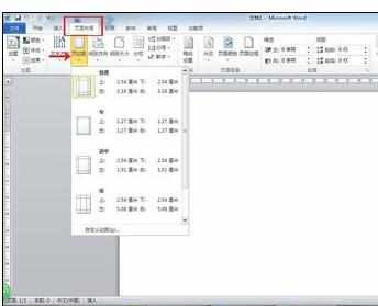 Word中2010把进行设置调整页面的操作技巧