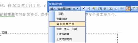 word文档2003页码怎么插入