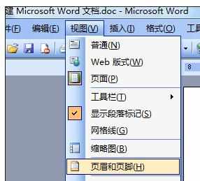 Word中2003版进行插入页码的设置技巧