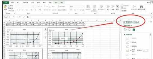 Excel怎样设置显示曲线函数公式