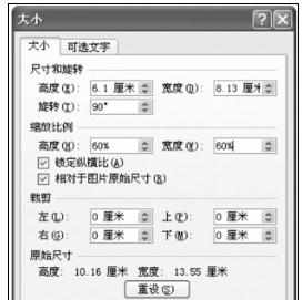 Word中2007版进行任意调整图片大小的操作技巧