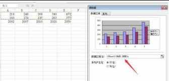 Excel2007中进行散点图设置显示年份的操作技巧