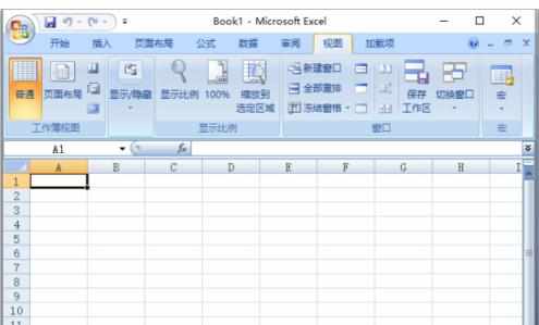 Excel2007工作表菜单选项卡在那怎么使用