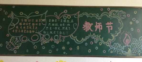 关于教师节的资料黑板报