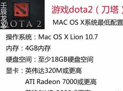 游戏《英雄联盟》《刀塔dota2》电脑配置要求