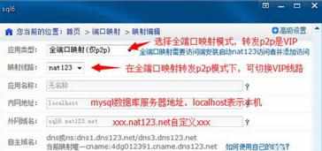 外网访问内网mysql数据库