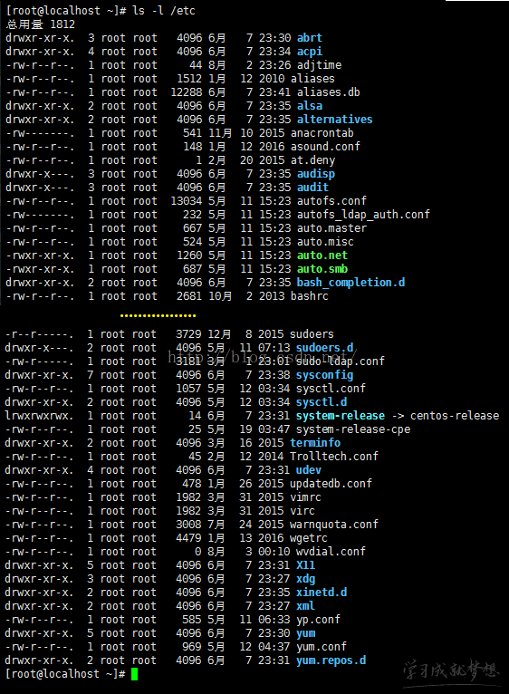 Linux命令格式与目录处理命令ls案例分享