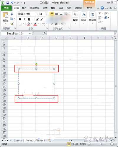 Excel2010将文本框与单元格对齐方法