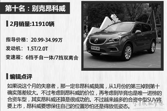 国产车排行榜前十名suv 国产suv销量排行榜