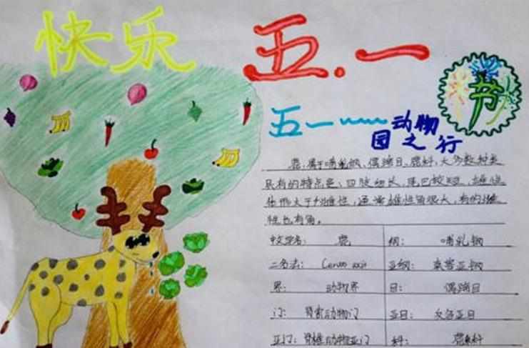 三年级劳动节手抄报图片 小学三年级五一劳动节手抄报内容