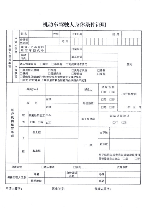 学考车牌体检主要检什么项目_学车考驾照体检流程项目表