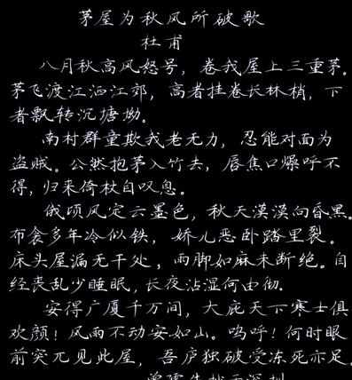 钢笔正楷优秀书法作品欣赏