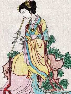 古代美女画像铅笔画图片