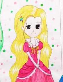 儿童画画大全简单漂亮公主6岁图片
